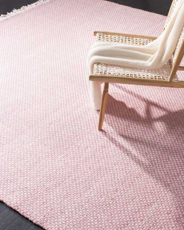 Amalie Pink Flat-Weave Rug, 6' x 9'